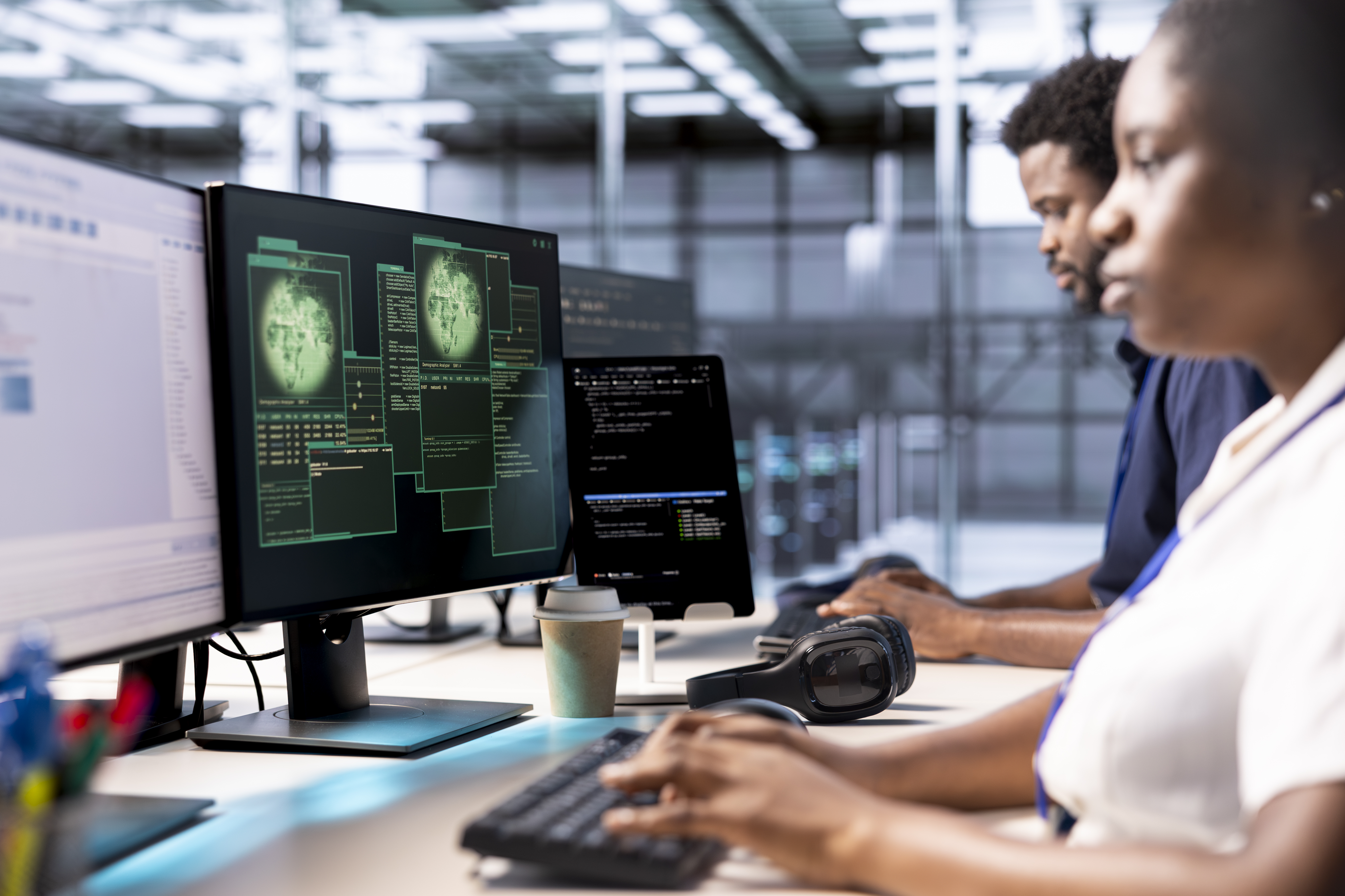 Étudiants en laboratoire